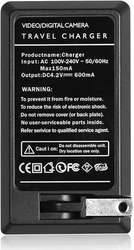 شاحن بطارية BP-110 BP110 لكاميرات Canon iVIS HF R21، LEGRIA HF R205، LEGRIA HF R206، LEGRIA HF R26، LEGRIA HF R27، LEGRIA HF R28، VIXIA HF R20، VIXIA HF R200، VIXIA HF R21 in Kuwait