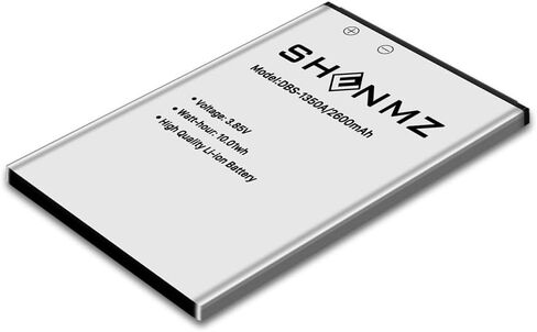 بطارية DBS-1350A، [محدثة] بطارية بديلة بقدرة 2600 مللي أمبير في الساعة فائقة السعة 0 دورة ليثيوم أيون DBS-1350A لهاتف Doro 7050/7060 / 7070/7441 للهاتف المحمول القابل للطي للمستهلك in Kuwait