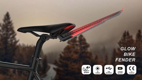 مجموعة مصابيح الدراجة ومصابيح الذيل الحائزة على جائزة تصميم Lumis - إضاءة فائقة السطوع 30 لومن LED، خفيفة الوزن، سهلة التركيب والإزالة - متوافقة مع حقيبة السرج - إكسسوار الدراجة المثالي in Kuwait