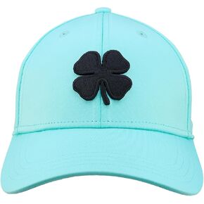 Black Clover Premium Clover 101 Flex Cap, Charcoal/Spring Green Clover S/M