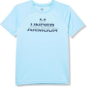 Under Armour Boys' Tech Split Wordmark Short Sleeve T Shirt