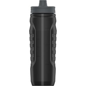 Under Armour Squeeze Water Bottles, 32 oz Water Bottles, Sideline Sports Water Bottle with Quick-Shot Lid, Quick & Easy Hydration, Gym Water Bottles, Squeeze Bottle, 1 32oz Bottle