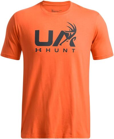 Under Armour Mens Antler Logo Short Sleeve T Shirt | Casual Hunting Apparel | Camo Graphic Tee in Saudi Arabia