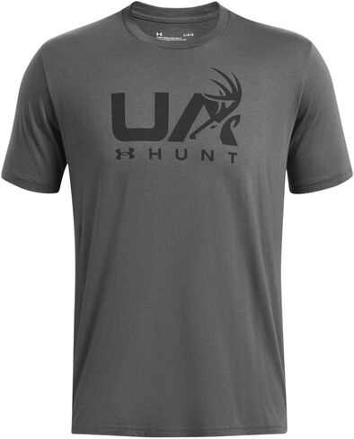 Under Armour Mens Antler Logo Short Sleeve T Shirt | Casual Hunting Apparel | Camo Graphic Tee in Saudi Arabia