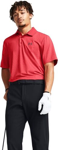 Under Armor Playoff 3.0 Coral Jacquard Mens Golf Polo in Kuwait