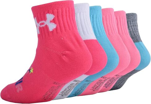 Under Armour Girls' Multi Pack Quarter Sock in Saudi Arabia