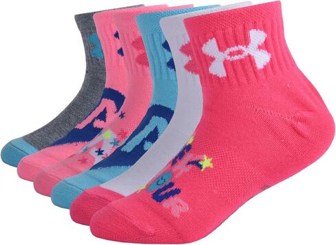 Under Armour Girls' Multi Pack Quarter Sock in Saudi Arabia