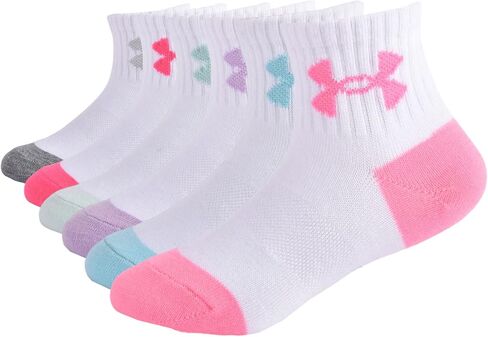 Under Armour Girls' Multi Pack Quarter Sock in Saudi Arabia