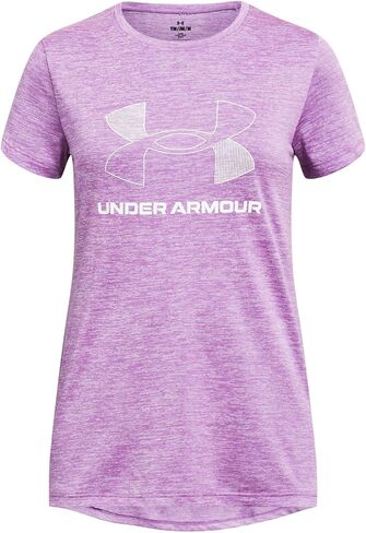 Under Armour Girls' Tech Big Logo Twist Short Sleeve T Shirt in Saudi Arabia