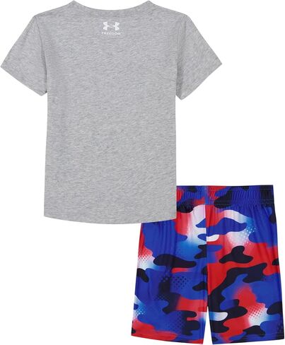 Under Armour baby-boys Short Sleeve Tee and Short Set, Lightweight and Breathable in Saudi Arabia
