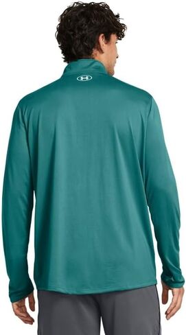 Under Armour Men's Team Tech 1/4 Zip Loose Royal Blue Long Sleeve Shirt in Kuwait