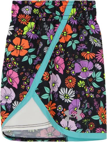 Under Armour girls Short Sleeve Shirt and Shorts Set, Durable Stretch and Lightweight in Saudi Arabia