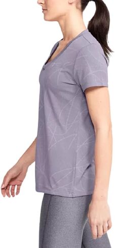 Under Armour Women's Tech Short Sleeve V-Neck Marble Jacquard in Saudi Arabia