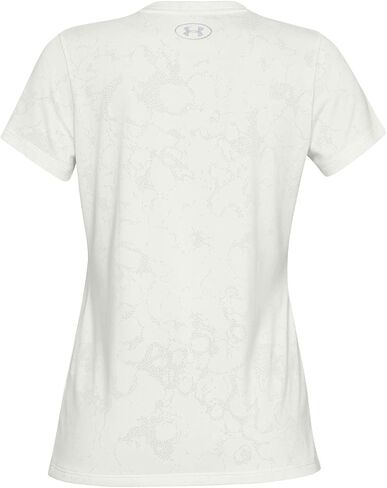 Under Armour Women's Tech Short Sleeve V-Neck Marble Jacquard in Saudi Arabia