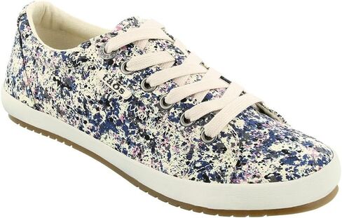 Taos Star Women's Sneaker - Iconic Style with Canvas Design for Everyday Adventures - Custom Fit Lacing and Removable Footbed with Arch Support for All Day Comfort Blue Wash Canvas 10.5 W US in Saudi Arabia