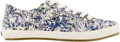 Taos Star Women's Sneaker - Iconic Style with Canvas Design for Everyday Adventures - Custom Fit Lacing and Removable Footbed with Arch Support for All Day Comfort Blue Wash Canvas 10.5 W US in Saudi Arabia