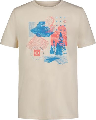 Under Armour Boys' Outdoor Short Sleeve T-Shirt, Crewneck in Saudi Arabia