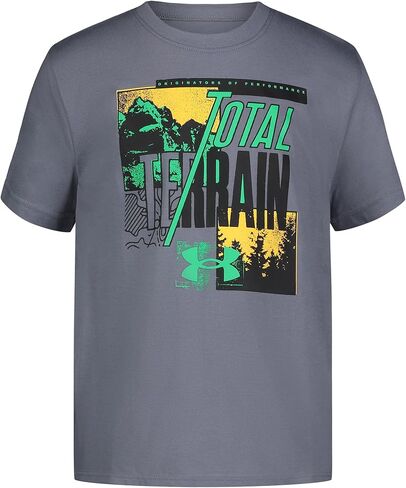 Under Armour Boys' Outdoor Short Sleeve T-Shirt, Crewneck in Saudi Arabia