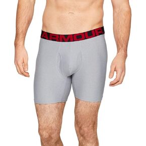 Under Armour Men's Multi-pack Performance Tech Mesh Boxerjock Brief, 6" Inseam, All-day Comfort