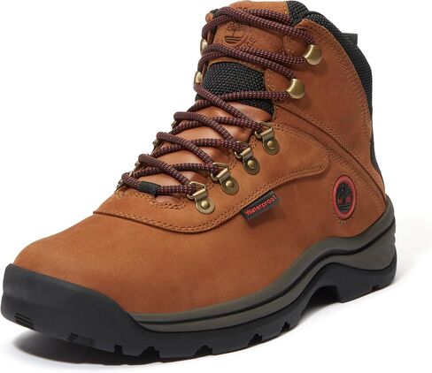 Timberland Men's White Ledge Mid Waterproof Hiking Boot, Rust Nubuck, 9.5 Wide in Kuwait