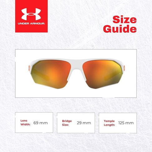 Under Armour UA7000 Instinct Wrap Around Sunglasses for Youth (For girls For boys) + BUNDLE with Designer iWear Eyewear Kit in Kuwait