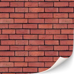 3 Sheets Self-Adhesive Wall Cladding for Dollhouse 1:12 Scale (Black Bricks) in Kuwait