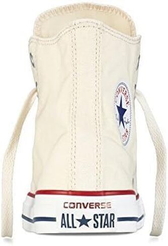 حذاء رياضي Chuck Taylor All Star Move Hi من القماش الكتاني للجنسين من Converse - نمط إغلاق برباط - فلامنغو/أبيض/أبيض 9 in Kuwait