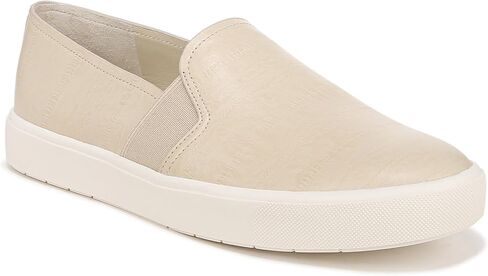 Vince Womens Blair Slip On Fashion Sneaker Silver Leather 9 M in Kuwait