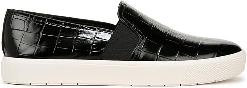 Vince Womens Blair Slip On Fashion Sneaker Silver Leather 9 M in Kuwait