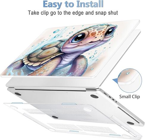 حافظة Mektron لجهاز MacBook Pro 16 بوصة M3 A2991 M2 A2780 M1 A2485 (2021/2022/2023) Pro/Max Chips مع معرف اللمس، غطاء كمبيوتر محمول بلاستيكي صلب واقي شاشة غطاء لوحة المفاتيح، غابة ضبابية C133 in Saudi Arabia