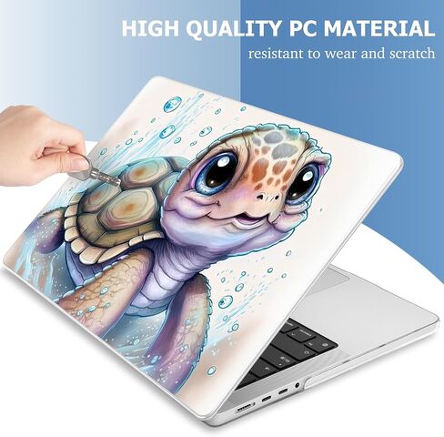 حافظة Mektron لجهاز MacBook Pro 16 بوصة M3 A2991 M2 A2780 M1 A2485 (2021/2022/2023) Pro/Max Chips مع معرف اللمس، غطاء كمبيوتر محمول بلاستيكي صلب واقي شاشة غطاء لوحة المفاتيح، غابة ضبابية C133 in Saudi Arabia