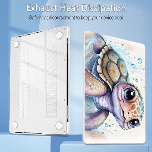 حافظة Mektron لجهاز MacBook Pro 16 بوصة M3 A2991 M2 A2780 M1 A2485 (2021/2022/2023) Pro/Max Chips مع معرف اللمس، غطاء كمبيوتر محمول بلاستيكي صلب واقي شاشة غطاء لوحة المفاتيح، غابة ضبابية C133 in Saudi Arabia