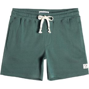 maamgic Mens Athletic Gym Shorts 5.5" Elastic Waist Casual Pajama Pocket Jogger Men Workout Short Pants Coral Orange Medium