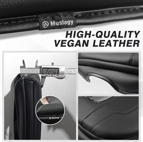 Muslogy Center Console Cover Armrest Pad Compatible with Ford Ranger 2024 XL XLT Lariat Raptor Accessories Armrest Cushion Arm Rest Box Lid Cover Protector Anti-Scratch Vegan Leather Extra Soft in Saudi Arabia