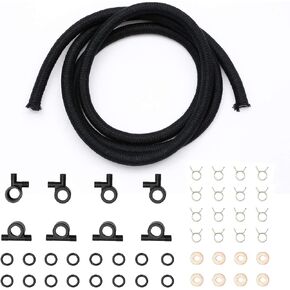 Diesel Fuel Injector Return Line Kit Compatible with 1989-1994 Ford Non-Powerstroke 7.3L