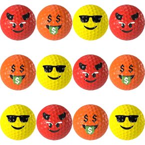 ممارسة كرات الجولف، 12 حزمة من كرات الجولف المضحكة المبتكرة، كرات ممارسة الجولف الرغوية ذات ملمس واقعي واستخدام محدود للطيران في الداخل أو الخارج، هدايا فريدة لجميع لاعبي الجولف الرجال والنساء والأطفال in Kuwait