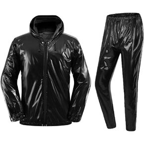 Anti-Rip Sauna Suit Weight Loss Sweat Suit Boxing MMA Training Gym Jacket Pant Workout Zip Suits for Men and Women