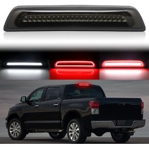 Third Brake Light LED Compatible with Tundra 2000-2006, Rear Center High Mount Stop Lamp, F1 Style Strobe Roof Cargo Light, 3rd Brake Light Assembly Replace, Clear Lens, Plug&Play, Waterproof