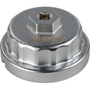 مفتاح فلتر زيت خرطوشة ABN 64 مم لـ 2.5-5.7 لتر 6-8 سيل، متوافق مع كامري، RAV4، تندرا، تويوتا، ليكسوس، والمزيد in Kuwait