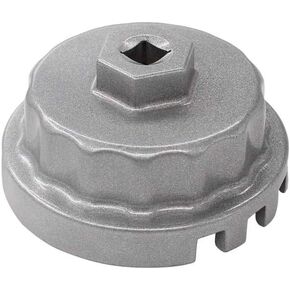 MOTOKU Oil Filter Wrench Cap Housing Tool Remover 64.5mm 14 Flutes for Toyota Avalon Camry FJ Cruiser 4-Runner Highlander RAV4 Scion 2.5L-5.7L