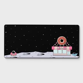 Keycadets Astronut Mouse Pad, Large Desk Pad, Non-Slip Mousepad with Foam Core, Anti-Fray Lock Stitching and Low Friction Cloth Surface (35.4" x 15.8")