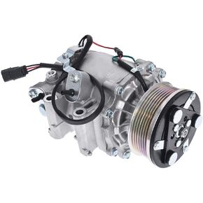 labwork A/C Air Compressor for Honda Civic 2006 2007 2008 2009 2010 2011 1.8L Replacement for C1804 C1804R C2468R 0610225 TEM275739 275739 2004918AM TEM255528 38810RNAA02 38810RRBA01 1102577 1102608
