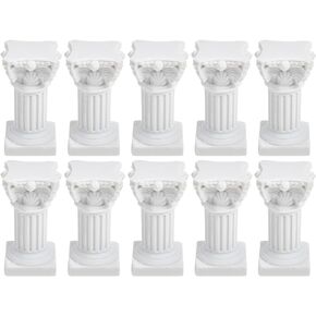 Generic Vintage Decor Garden Roman Pillar Roman Pillar 10pcs Candlestick Desktop Candleholder Photo Micro- Landscape Scene Layout Props Roman Column Candle Holders Mini Candle Holders Home Decor