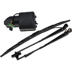 Solarhome 6679476 + 7324010 Wiper Motor Arm Blade Kit for Bobcat 751 753 763 773 863 864 873 883 963 T110 T140 T180 T190 T200 T250 T300 T320 S130 S150 S160 S175 S185 S205 Skid Steer