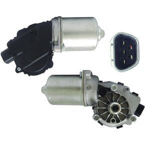 New Front Wiper Motor Compatible With 2008-2015 Cadillac CTS & 2008-2010 Chevy Silverado, GMC Sierra Replaces GM 20837131, 25801063, 25801064, 25877338
