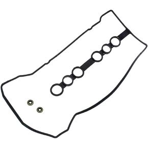 Beypovk VS50542R Valve Cover Gasket Set, Engine Head Valve Cover Gasket Kit Compatible with Toyota Celica Corolla Matrix Mr2 Spyder Chevrolet Prizm Pontiac Vibe （Black)