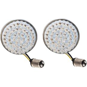 Hogworkz® LED Halomaker™ Front Turn Signals 1157 Base with White Running & Amber Turn - Compatible with Harley Davidson