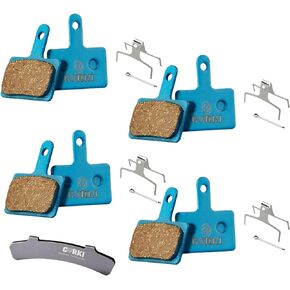 4 Pairs Brake Pads for TRP Tektro Shimano Deore Br-M575 M525 M515 T615 T675 M505 M495 M486 M485 M475 M465 M447 M446 M445 M416 M415 M395 M375 M315 M355 C601 C501(Resin,Semi-Metallic,Sintered Metal)