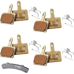 4 أزواج من وسادات الفرامل لـ TRP Tektro Shimano Deore Br-M575 M525 M515 T615 T675 M505 M495 M486 M485 M475 M465 M447 M446 M445 M416 M415 M395 M375 M315 M355 C601 C501 (الراتنج، شبه معدني، متكلس معدن) in Kuwait