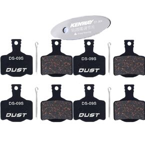 4 Pairs Bicycle Bike Disc Brake Pads for Magura MT2 MT4 MT6 MT8 (Semi-Metallic/Sintered Metal)